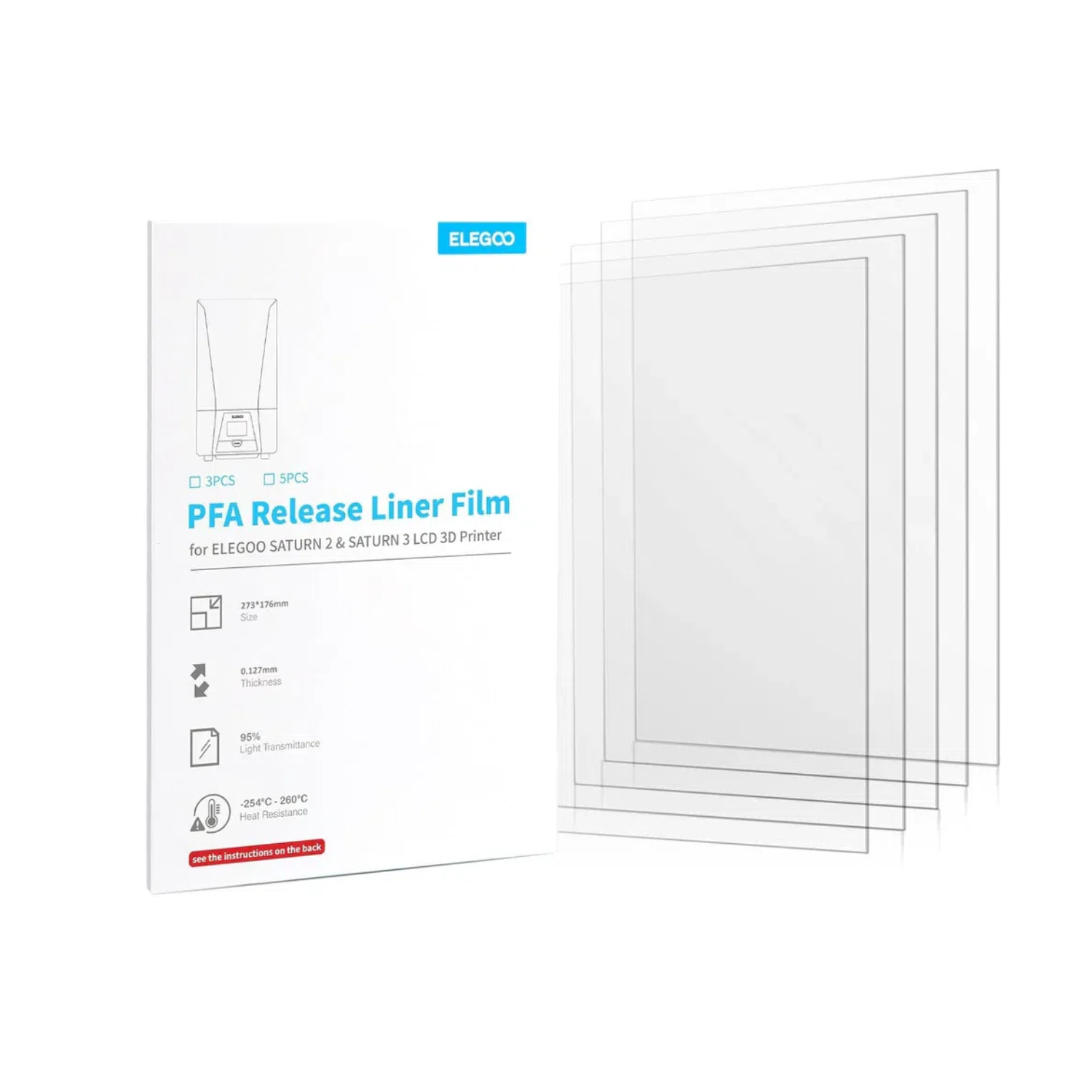 3D Printing Elegoo - Пленка для ELEGOO PFA Release Liner