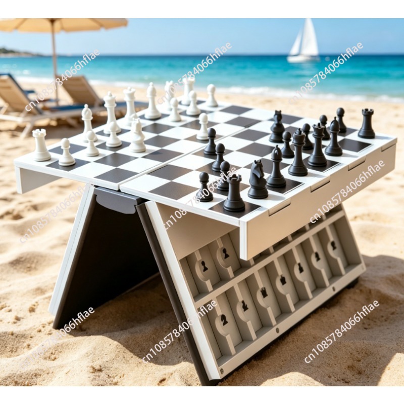 3D Printing Chess - Новая 3D-печатная складная магнитная шахматная доска,