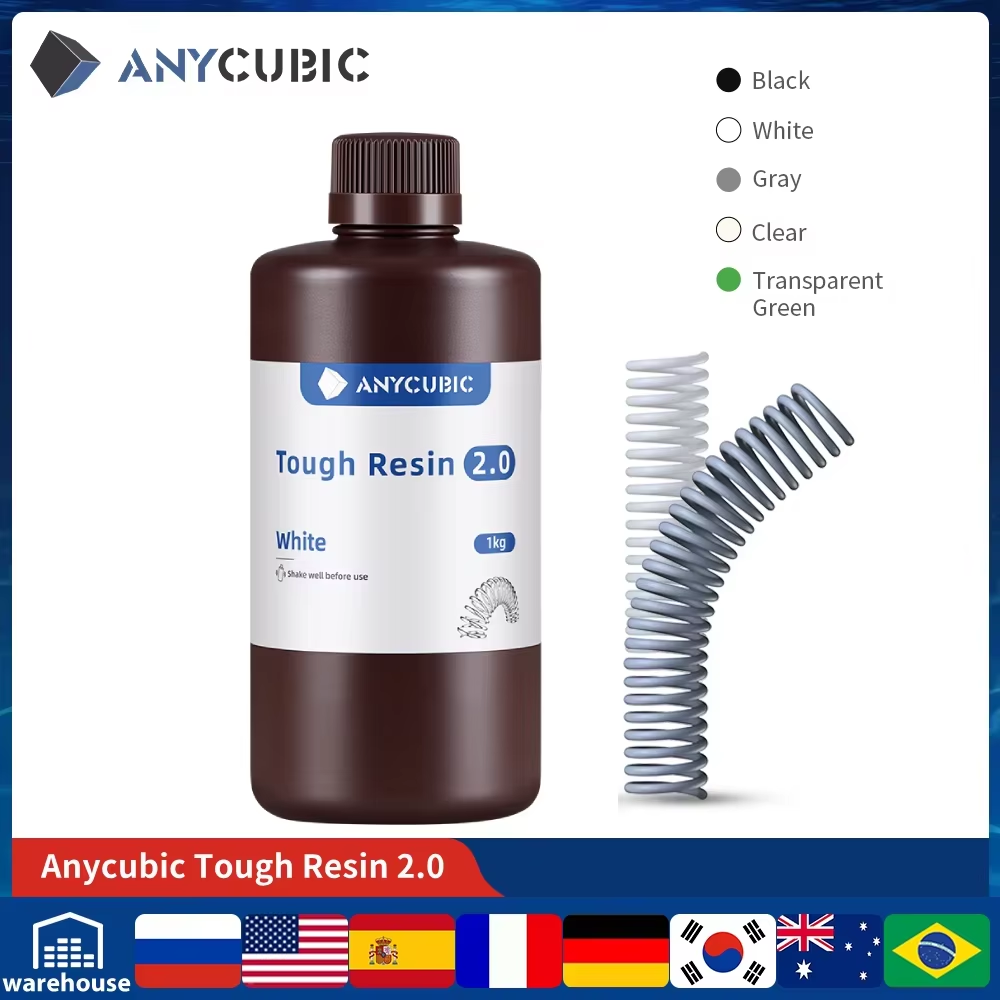 3D Printing Dental - ANYCUBIC Гибкая прочная смола 2,0 405