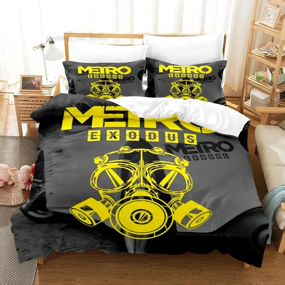 3D Printing Aliexpress - Комплект постельного белья Metro Exodus: односпальный,