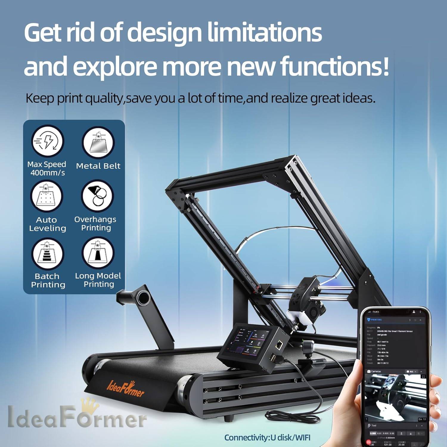 IdeaFormer IR3 V2 Конвейерная  – обзор и цена 3D Printing Z Axis