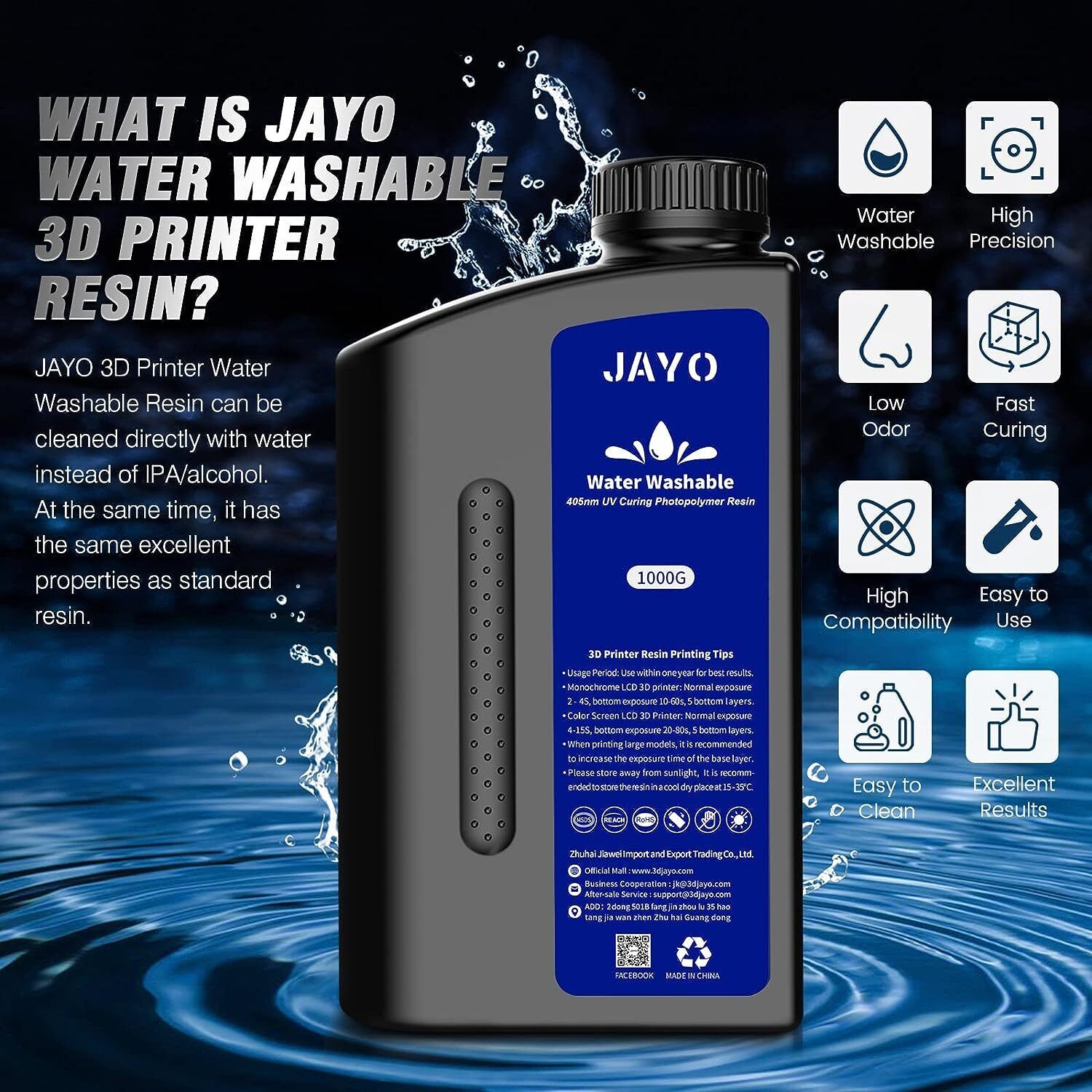 Стандарт JAYO/ABS-Like/Water W – обзор и цена 3D Printing Uv Resin