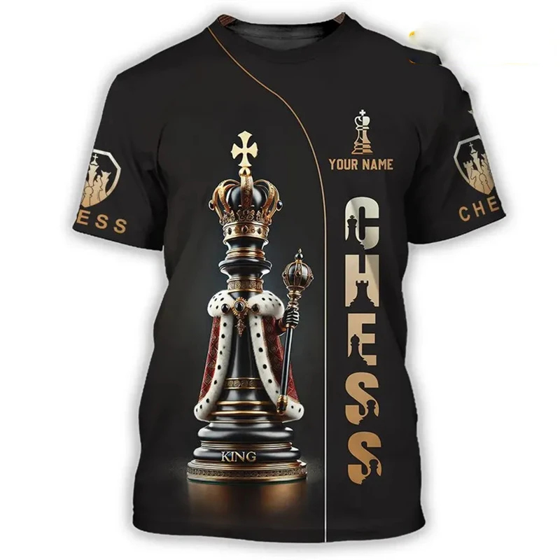 Забавная футболка Chess King д – обзор и цена 3D Printing Chess