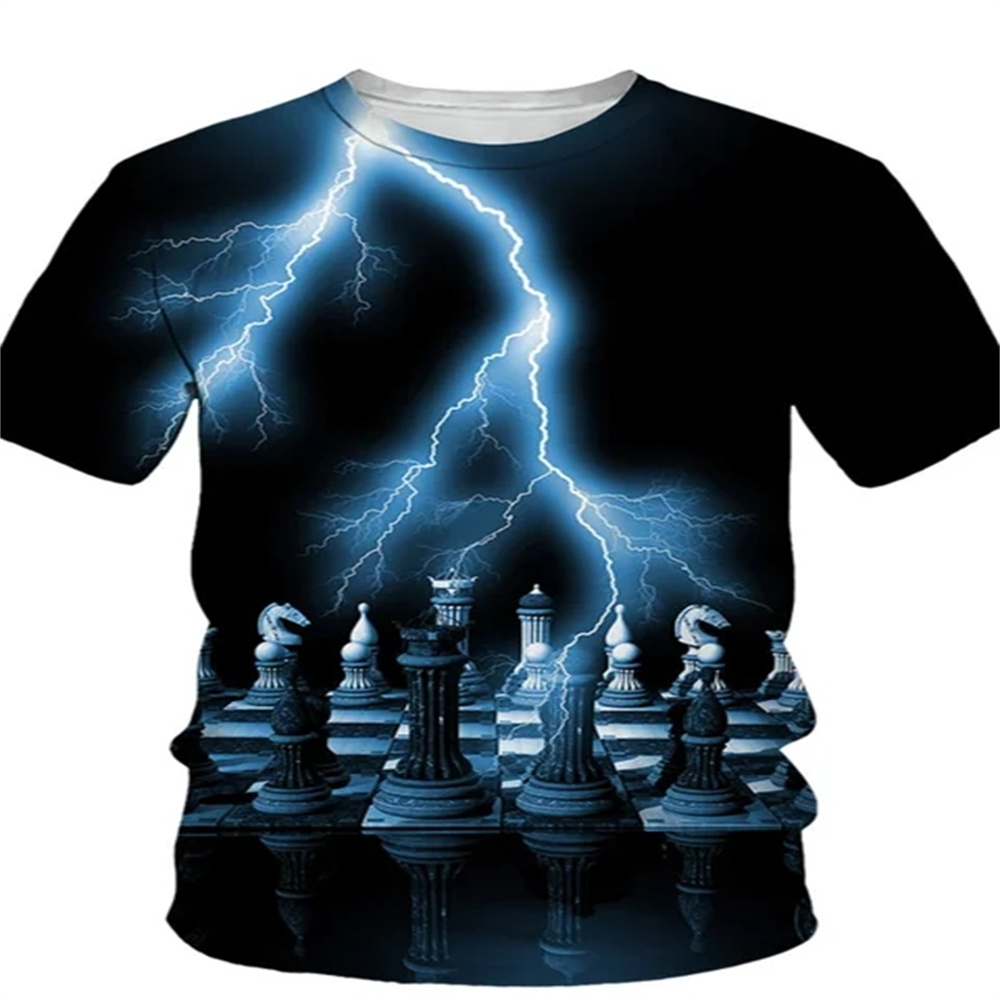 Летние шахматные футболки с 3D – обзор и цена 3D Printing Chess