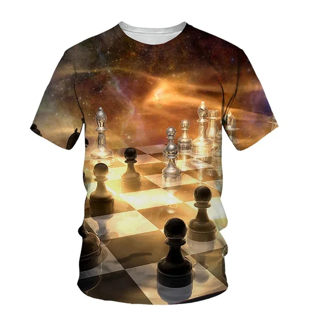 Летние шахматные футболки с 3D – обзор и цена 3D Printing Chess