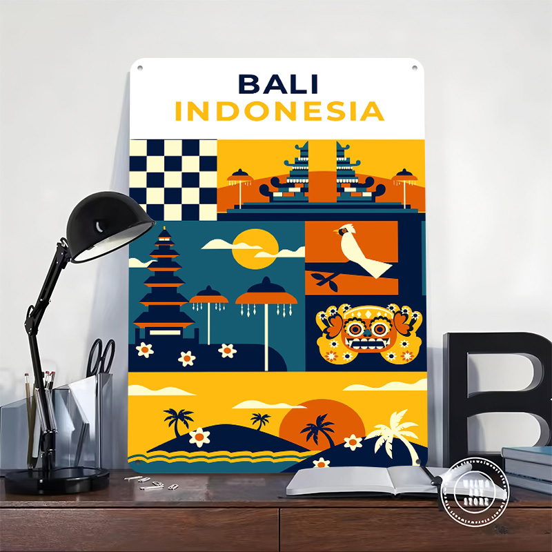Металлическая винтажная таблич – обзор и цена 3D Printing Indonesia