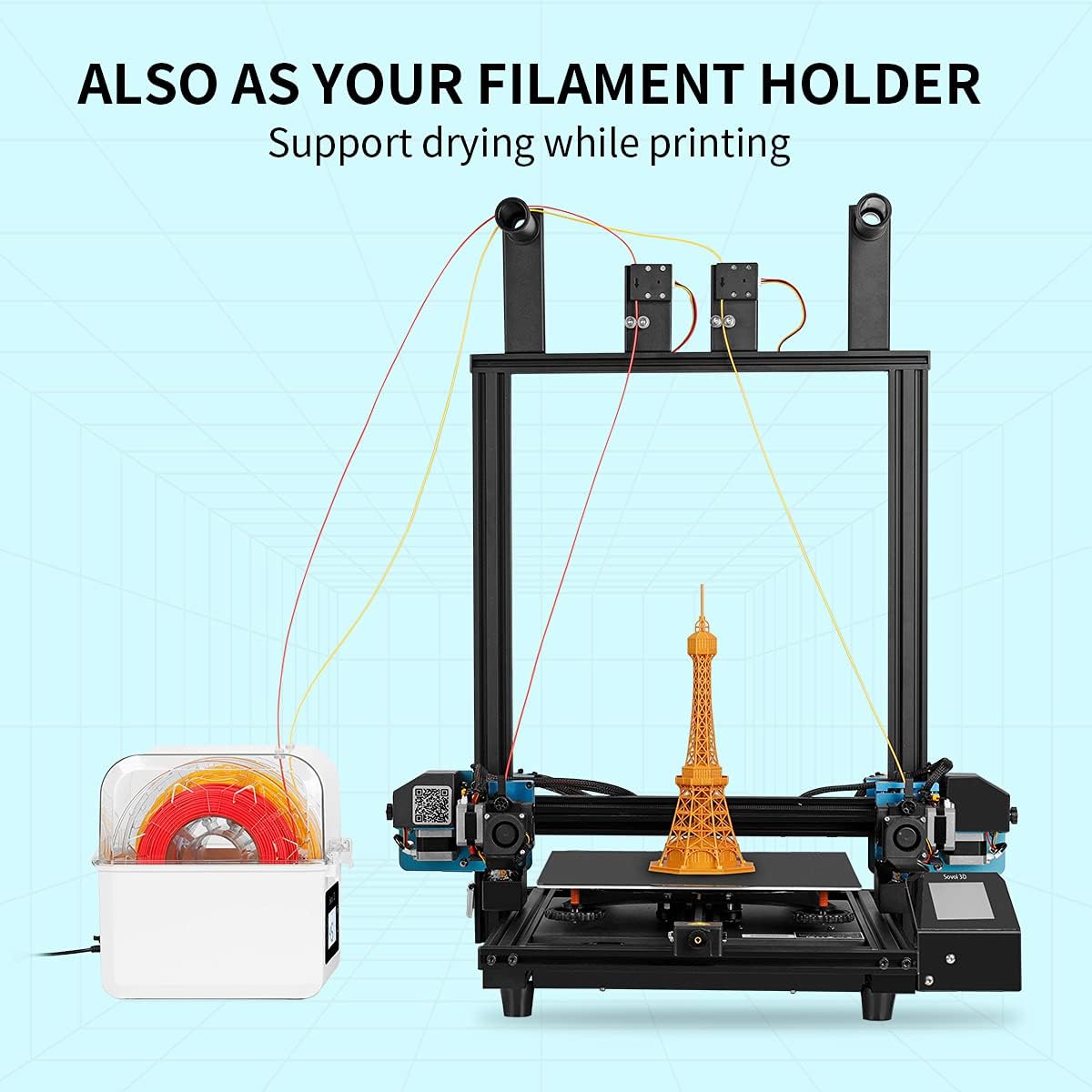 Сушилка для наполнителя Sovol  – обзор и цена 3D Printing Deck Box