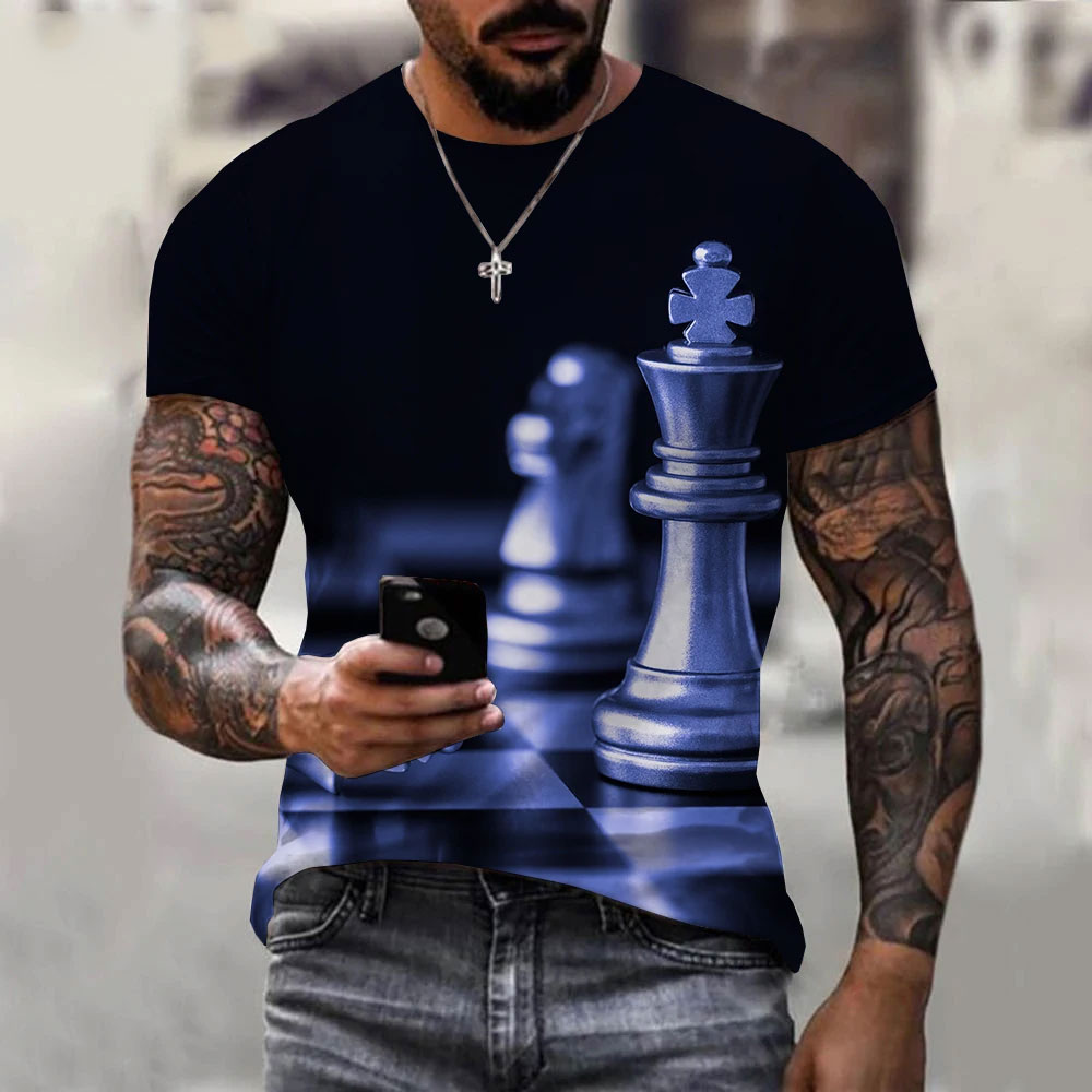 Футболка мужская Шахматная с 3 – обзор и цена 3D Printing Chess