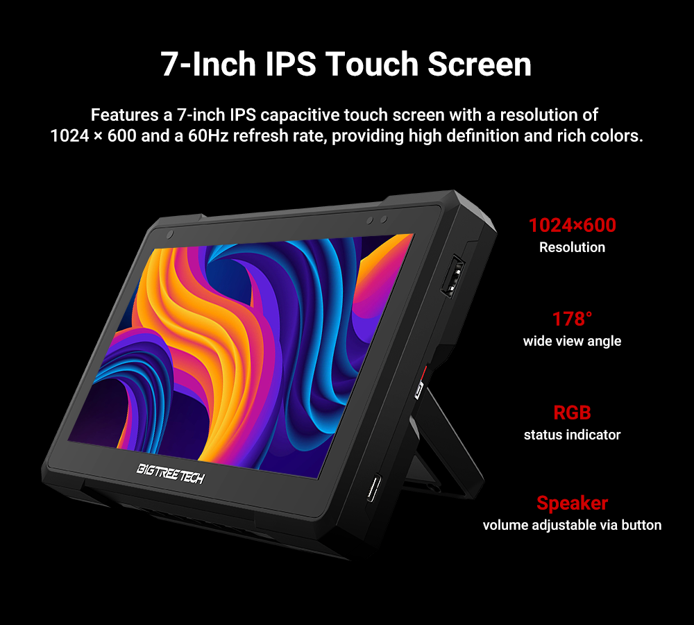 BIGTREETECH Pad 7 IPS сенсорны – обзор и цена 3D Printing Warehouse