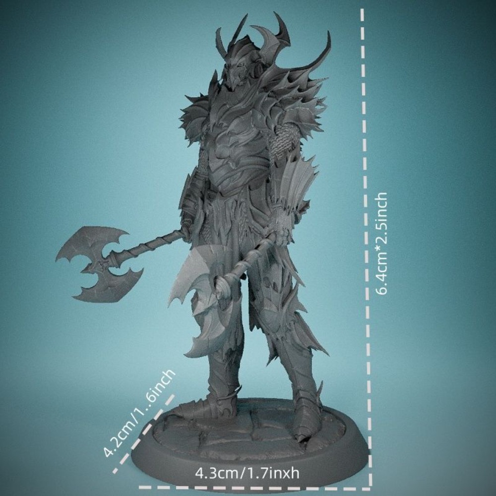 No Wings Demon Knight 3D печат – обзор и цена 3D Printing Chess