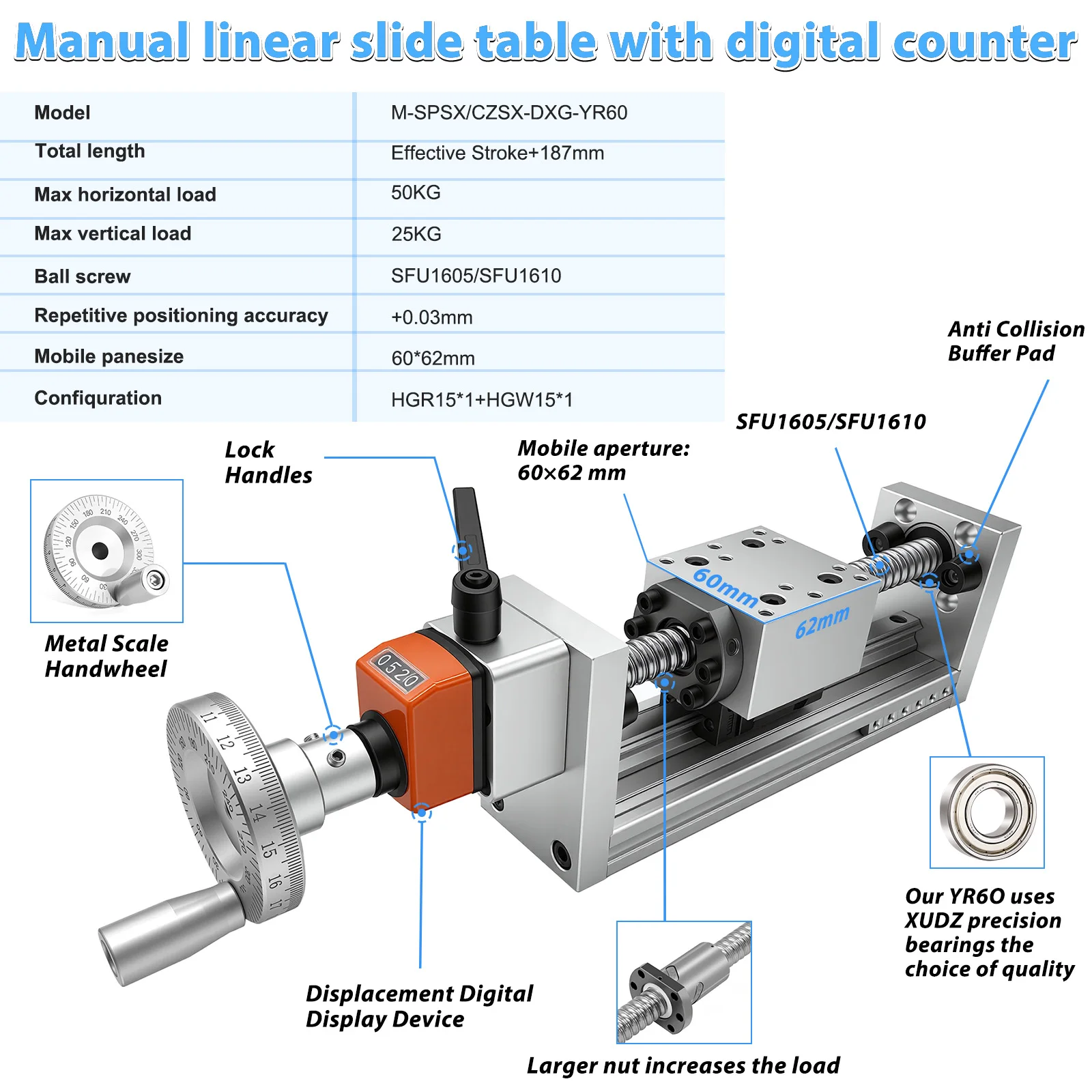 Ручной линейный направляющий с – обзор и цена Linear Guide Rail