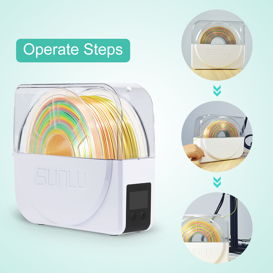 SUNLU Сушилка для нити S1 Plus – обзор и цена 3D Printing Deck Box
