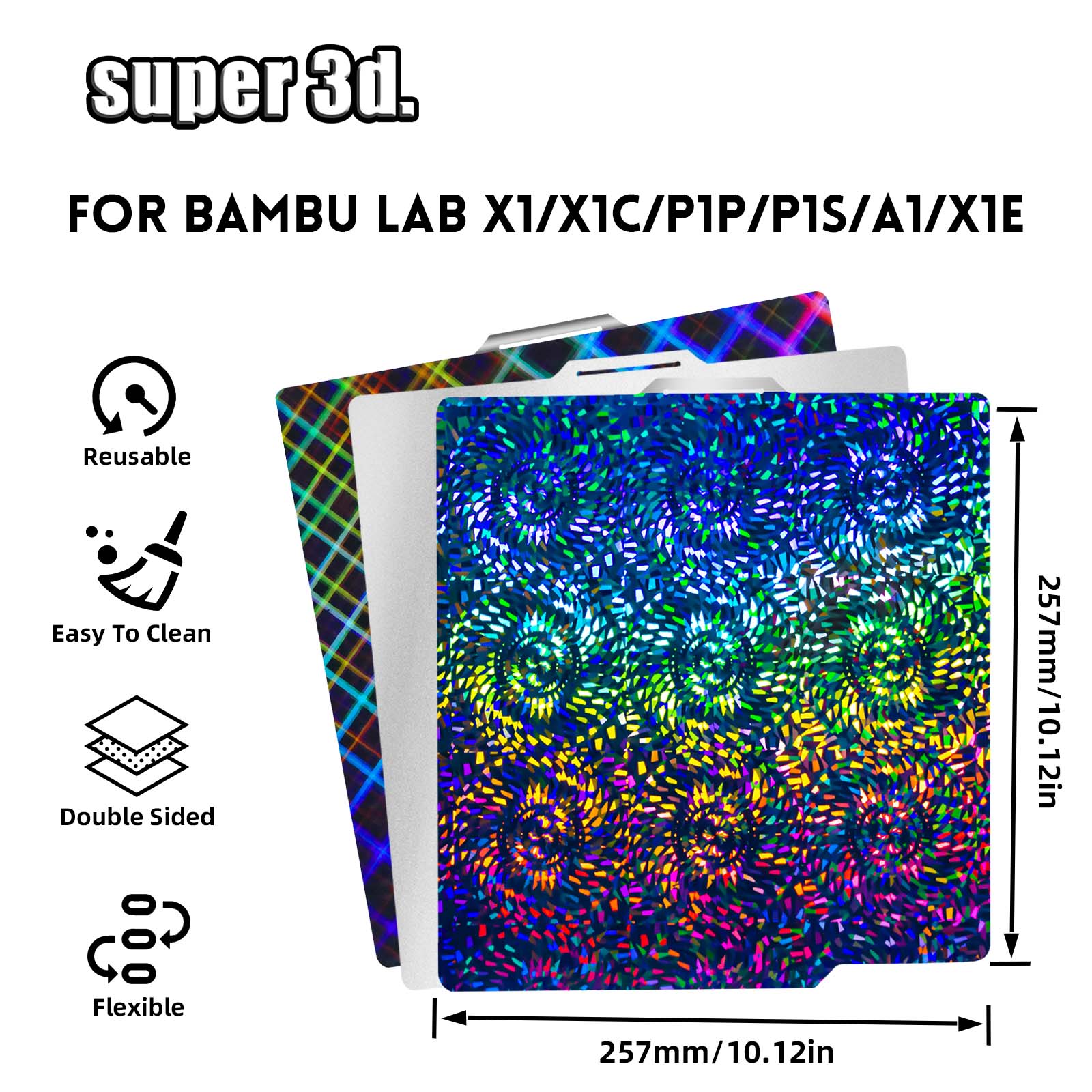 P2S Сборная пластина для Bambu – обзор и цена 3D Printing X1 Carbon